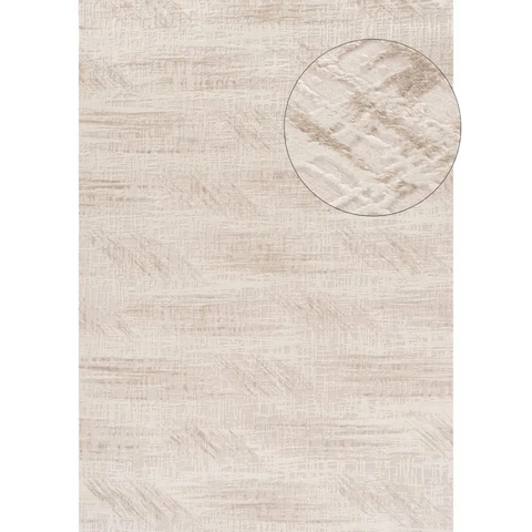 Carmel Cream-Beige Abstract Rug | 6030 - 80X150 cm - Rugs
