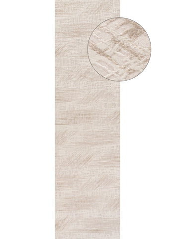 Beige textured runner rug with subtle woven pattern in carmel cream beige abstract rug 6030 design