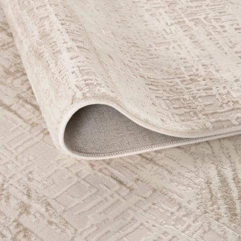 Carmel Cream-Beige Abstract Rug | 6030 - Rugs