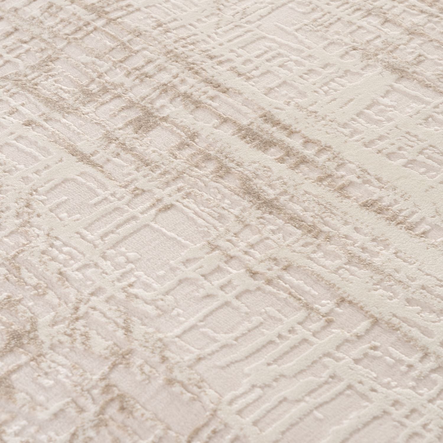 Beige textured abstract rug with subtle geometric pattern carmel cream beige abstract rug 6030