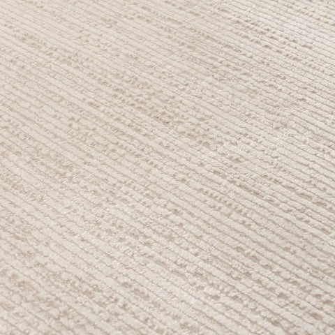 Carmel Cream-Beige Striped Rug | 6010 - Rugs