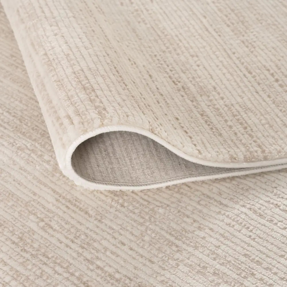 Carmel Cream-Beige Striped Rug | 6010 - Rugs
