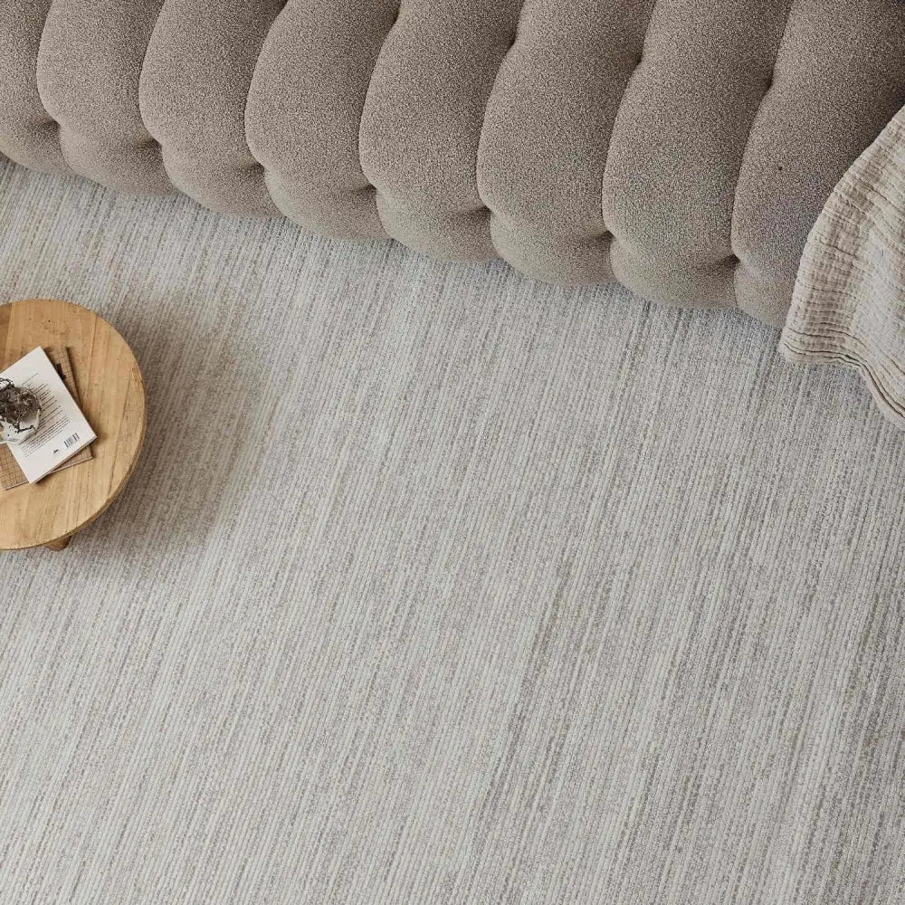 Carmel Cream-Beige Striped Rug | 6010 - Rugs