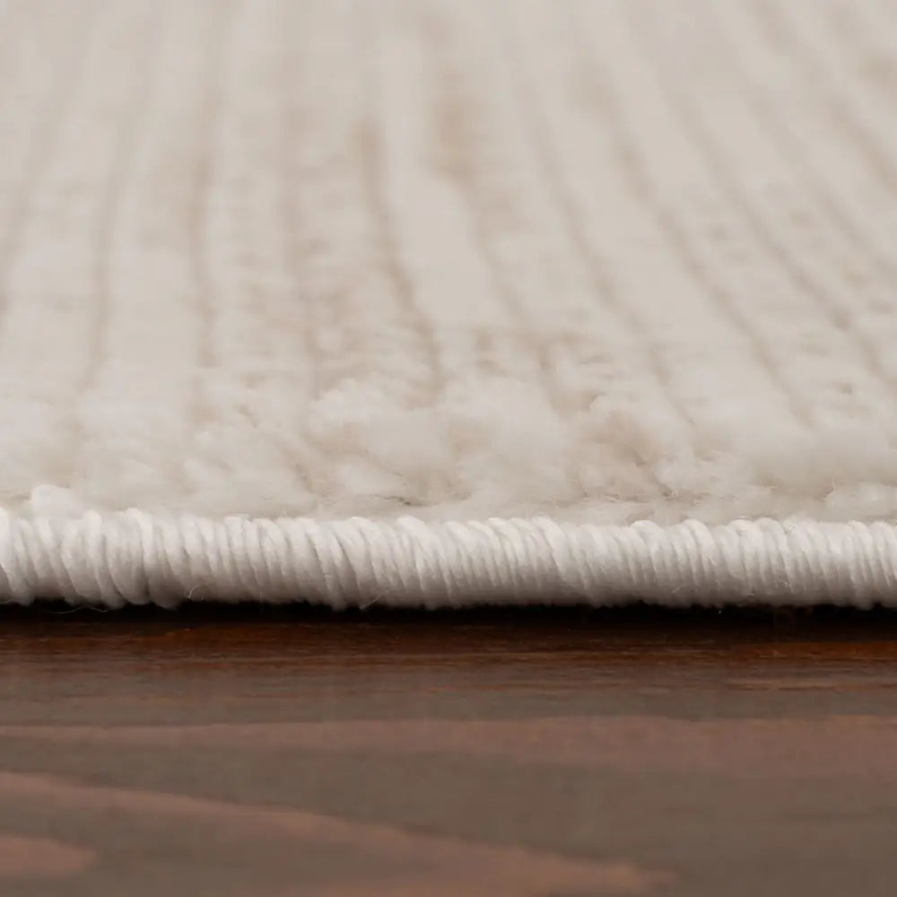 Carmel Cream-Beige Striped Rug | 6010 - Rugs