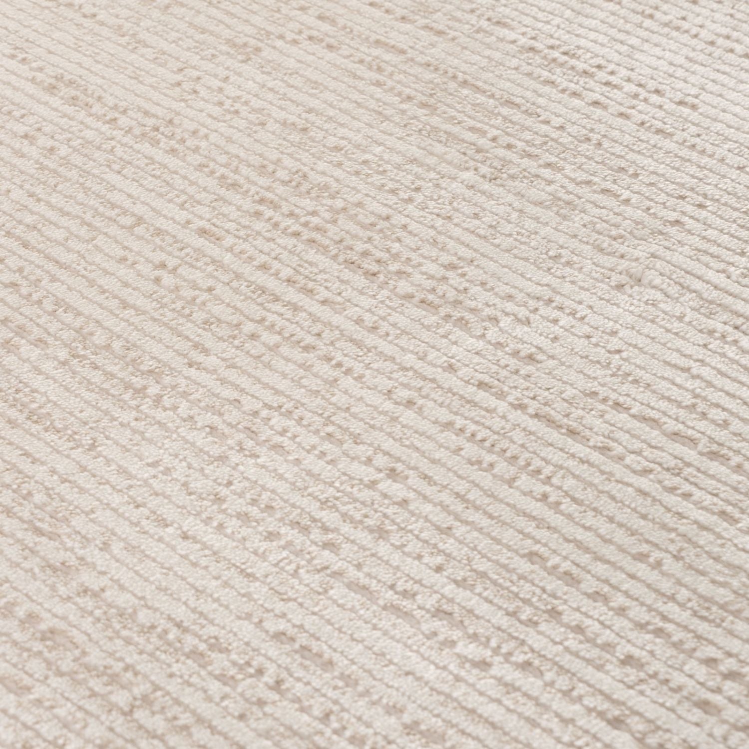 Beige textured striped rug with subtle diagonal ribbed pattern called carmel cream-beige striped rug 6010