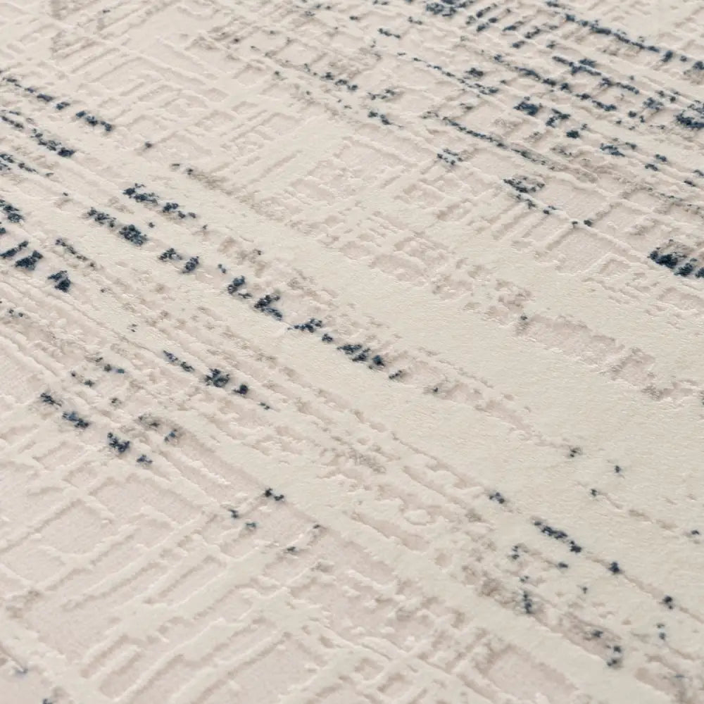 Carmel Cream-Blue Abstract Rug | 6030 - Rugs