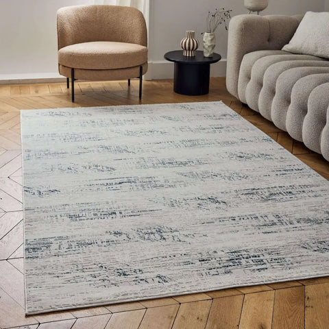 Carmel Cream-Blue Abstract Rug | 6030 - Rugs