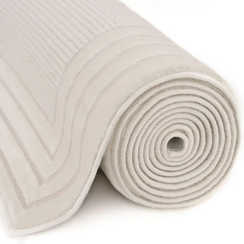 Carmel Cream Bordered Rug | 6060 - Rugs