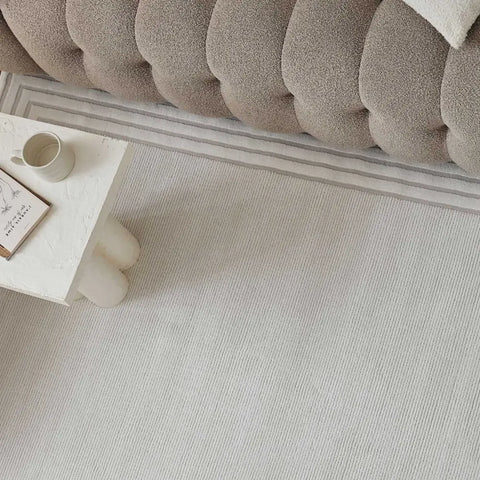 Carmel Cream Bordered Rug | 6060 - Rugs