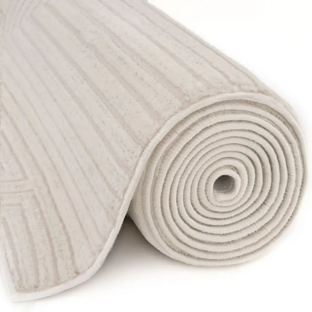 Carmel Cream Geometric Rug | 6040 - Rugs