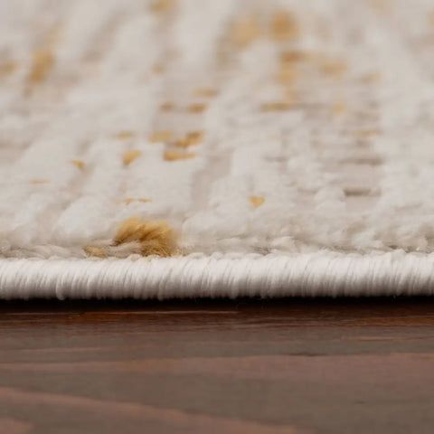 Carmel Cream-Gold Abstract Rug | 6030 - Rugs