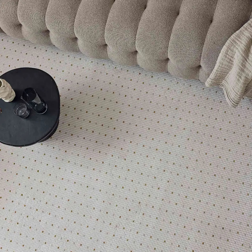 Carmel Cream-Gold Dots Rug | 6080 - Rugs