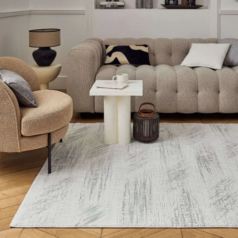 Carmel Cream-Grey Abstract Rug | 6030 - Rugs