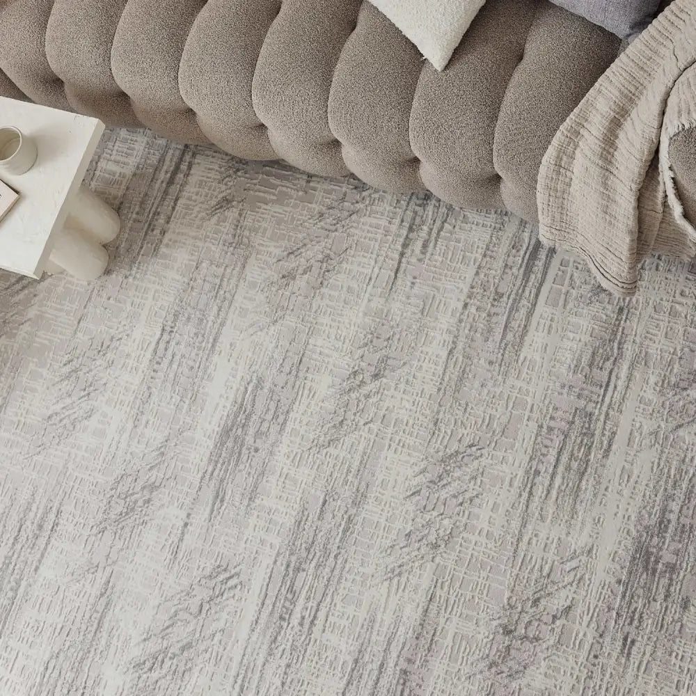 Carmel Cream-Grey Abstract Rug | 6030 - Rugs