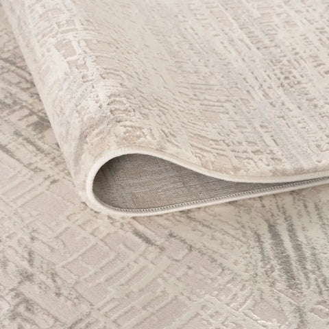 Carmel Cream-Grey Abstract Rug | 6030 - Rugs