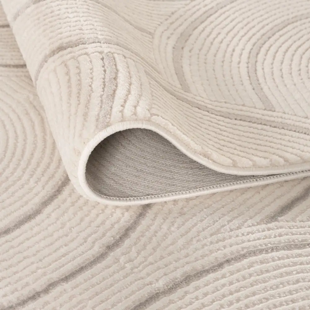 Carmel Cream-Grey Geometric Rug | 6070 - Rugs