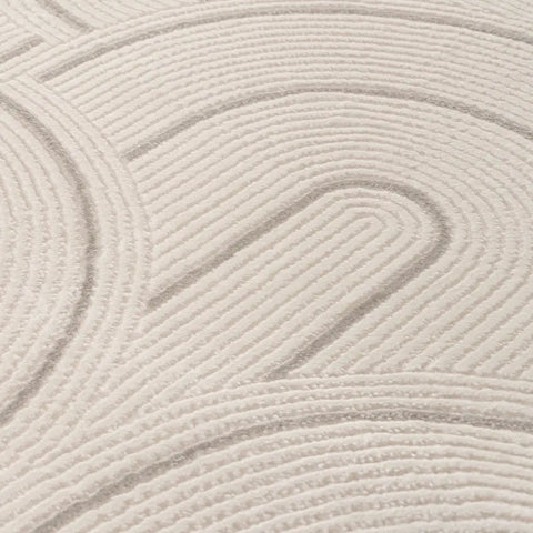 Carmel Cream-Grey Geometric Rug | 6070 - Rugs