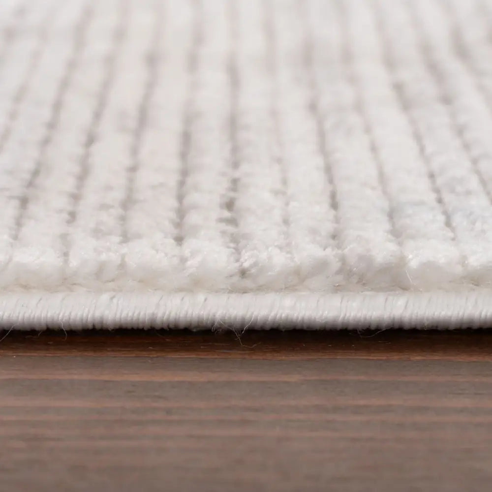 Carmel Cream-Grey Striped Rug | 6010 - Rugs