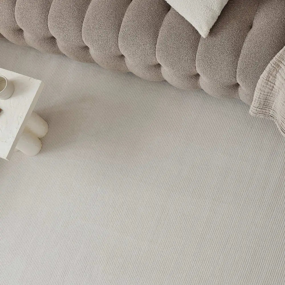 Carmel Cream Striped Rug | 6010 - Rugs