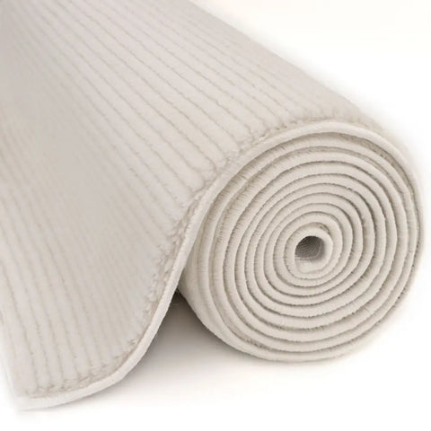 Carmel Cream Striped Rug | 6010 - Rugs