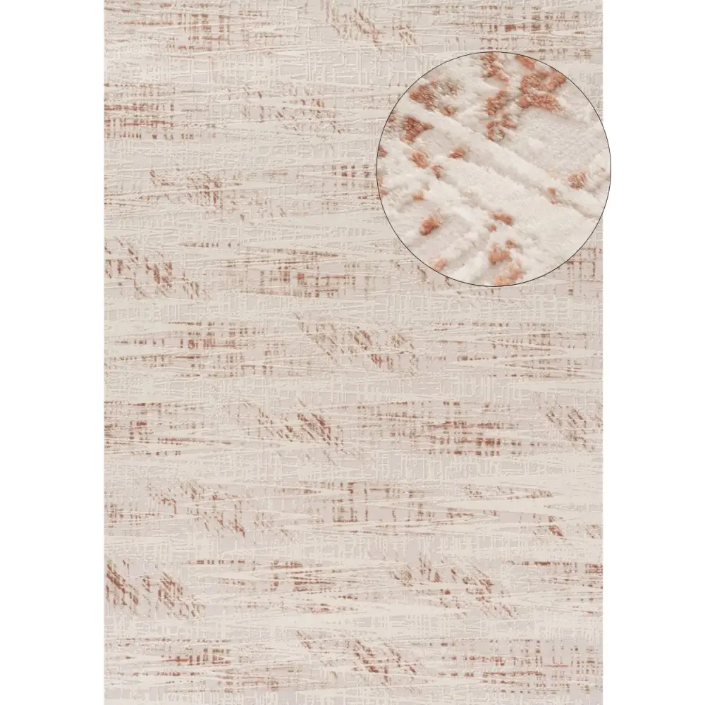 Carmel Cream-Terra Abstract Rug | 6030 - 80X150 cm - Rugs