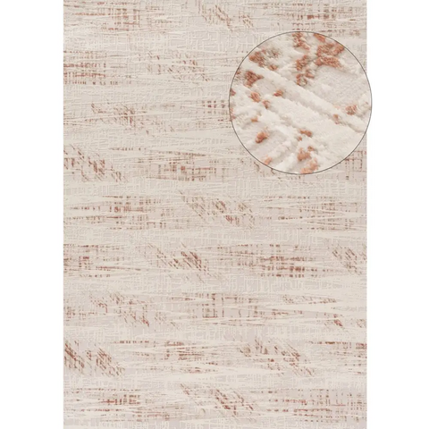 Carmel Cream-Terra Abstract Rug | 6030 - 80X150 cm - Rugs