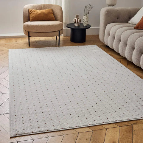 Carmel Cream-Terra Dots Rug | 6080 - Rugs