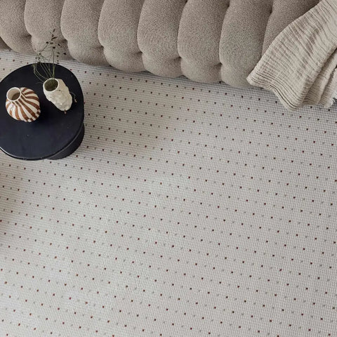 Carmel Cream-Terra Dots Rug | 6080 - Rugs