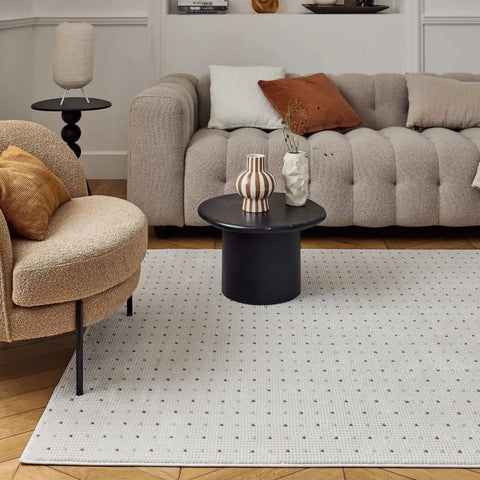 Carmel Cream-Terra Dots Rug | 6080 - Rugs