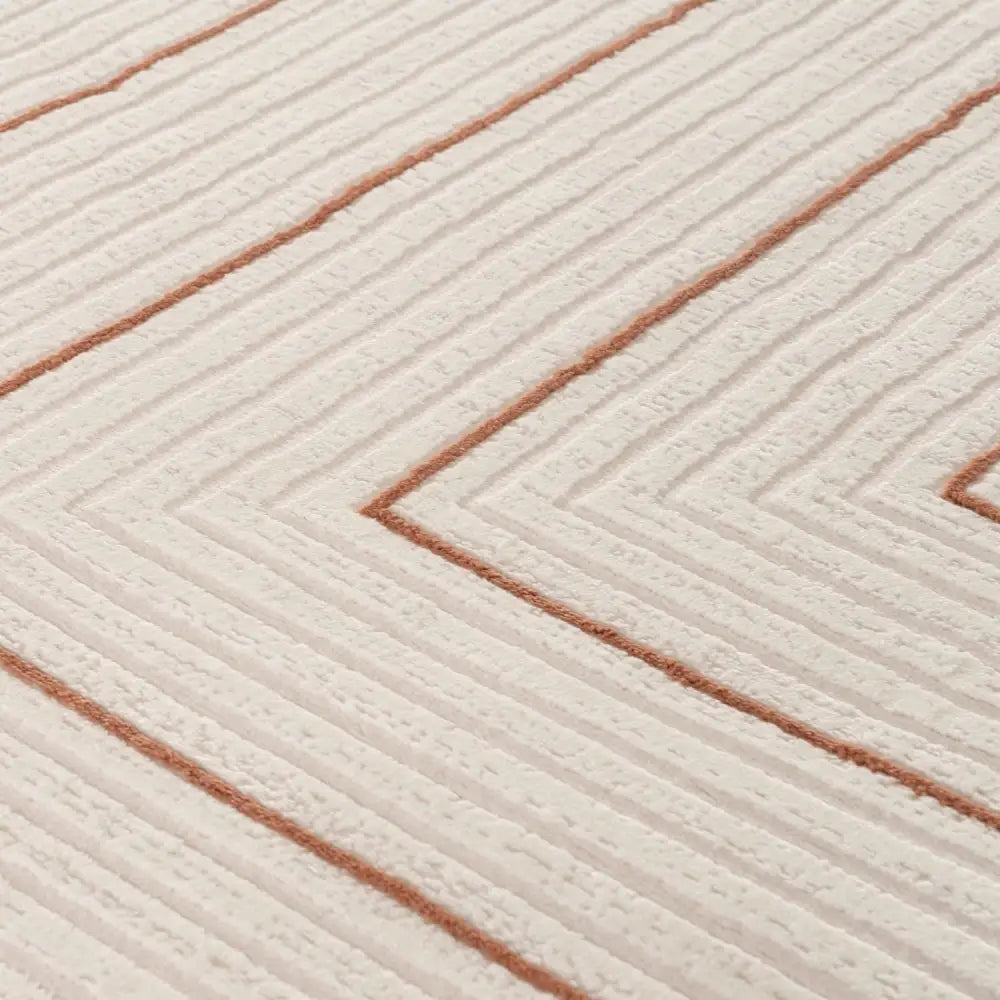 Carmel Cream-Terra Geometric Rug | 6040 - Rugs