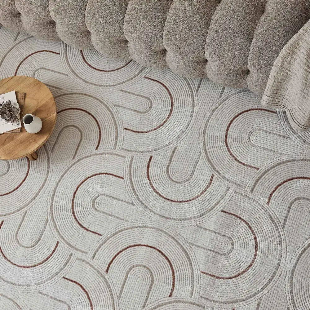 Carmel Cream-Terra Geometric Rug | 6070 - Rugs