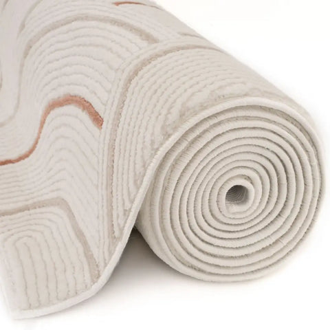 Carmel Cream-Terra Geometric Rug | 6070 - Rugs