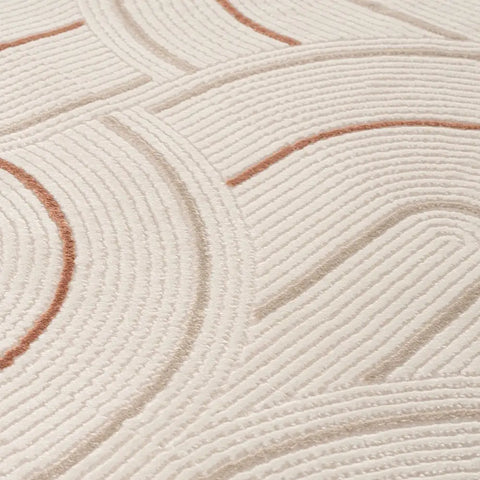 Carmel Cream-Terra Geometric Rug | 6070 - Rugs