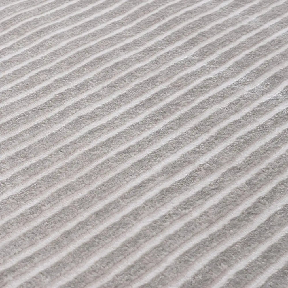 Carmel Grey-Cream Geometric Rug | 6050 - Rugs