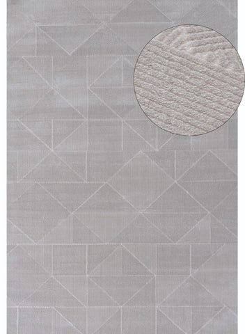 Carmel grey rug abstract with a gray geometric pattern and textured woven surface perfect for modern spaces
