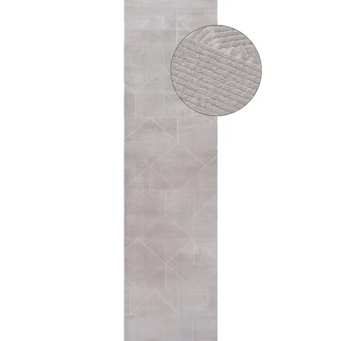 Carmel Grey Rug Abstract | 6000 - 80X300 cm - Rugs