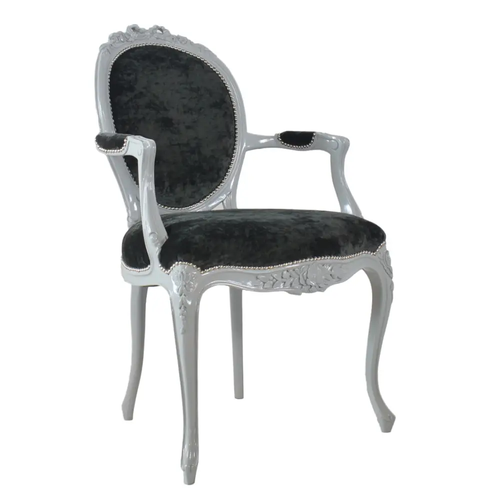 Carved French Ribbon Carver chair - Carver Chair