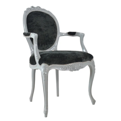 Carved French Ribbon Carver chair - Carver Chair