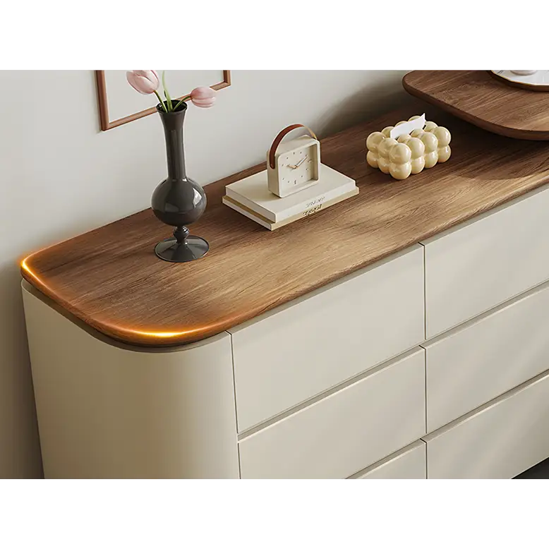 Catalina Corner Dressing Table With Mirror Solid Wood