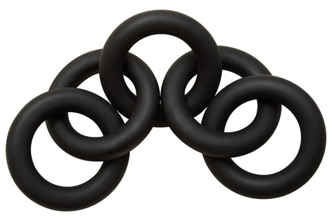 Cato Black Wooden 5 Link Chain Decor