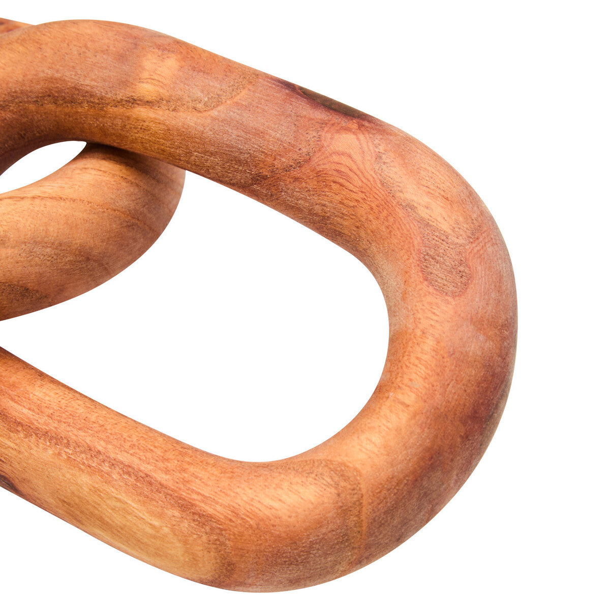 Cato Brown Wood 2 Link Chain Decor