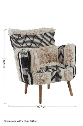 Cefena Berber Style Armchair