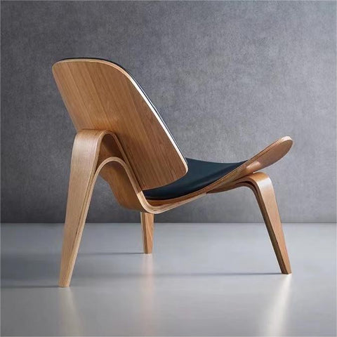 Hans Wegner CH07 Shell Chair, White & Oak