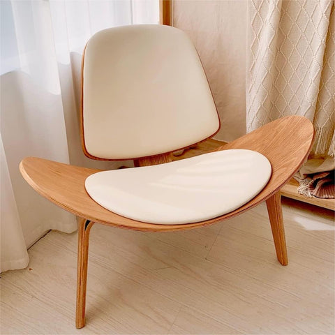 Hans Wegner CH07 Shell Chair, Oak & Brown