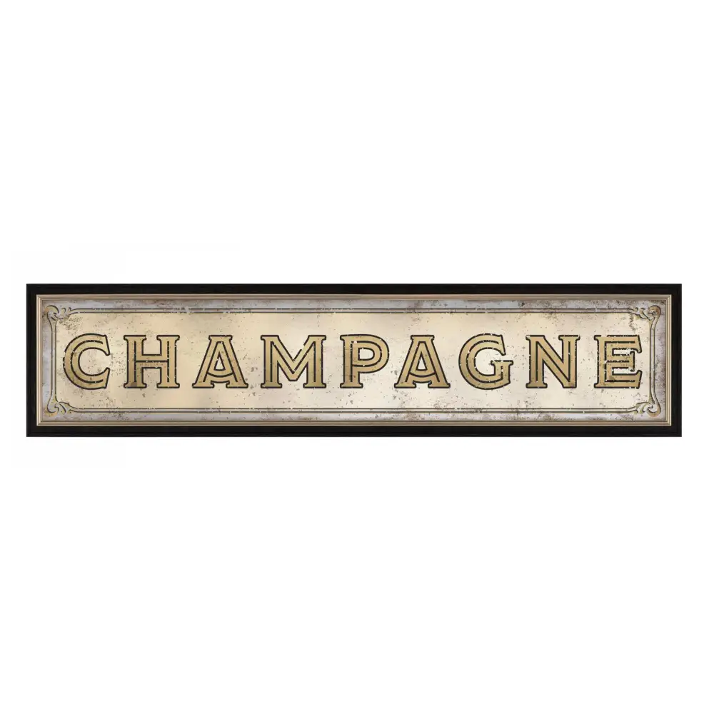 Champagne Mirror Art - Mirrors