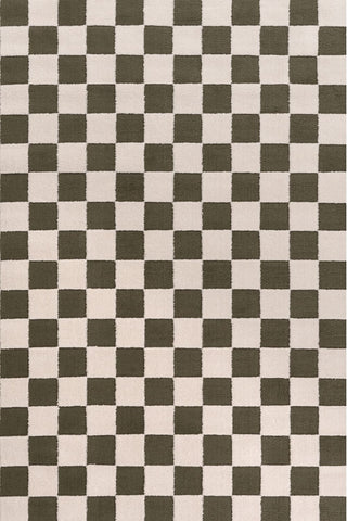 Loft Checkerboard Green Rug