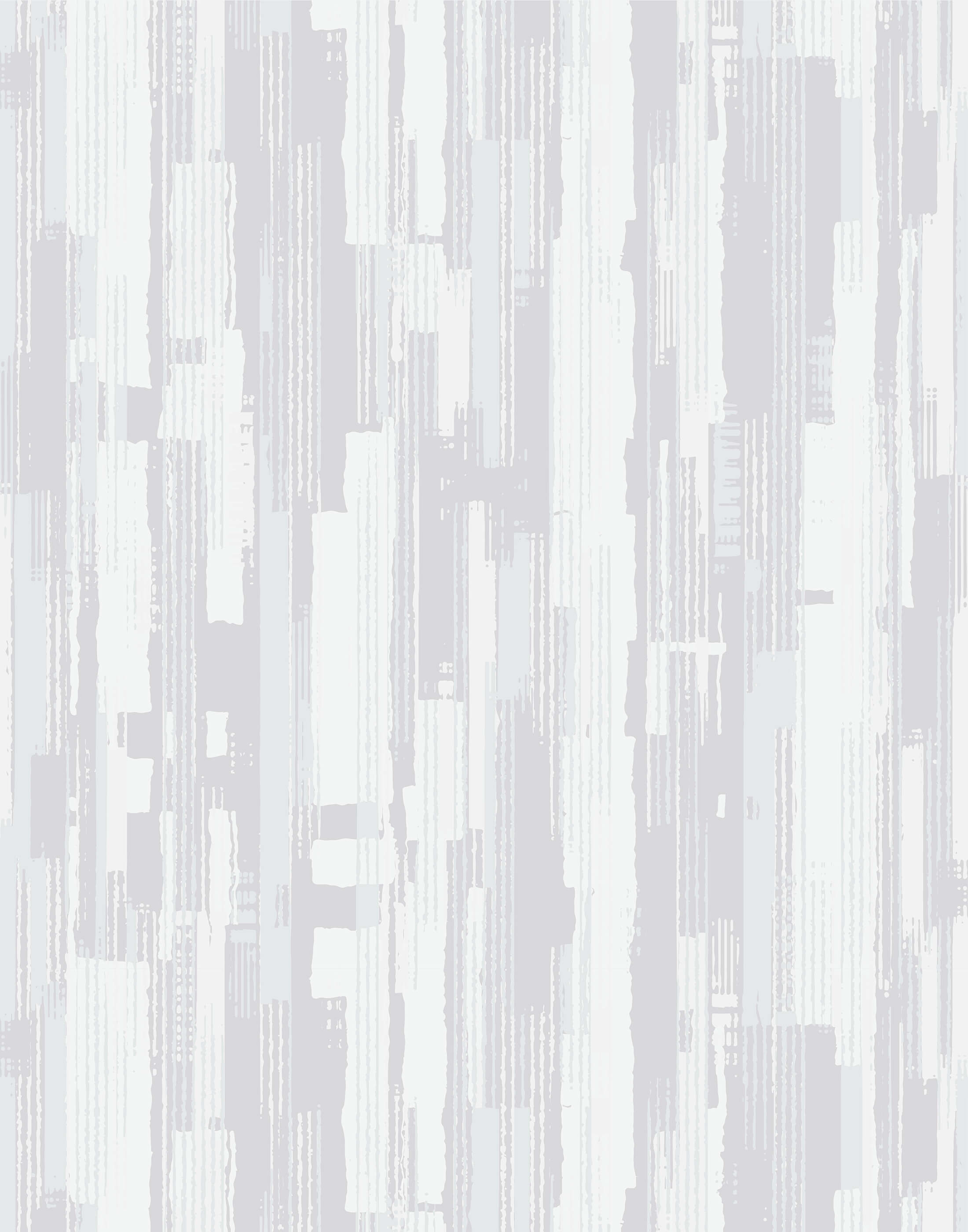 Abstract wallpaper chester with a glitch-inspired pattern of vertical stripes in shades of gray and white