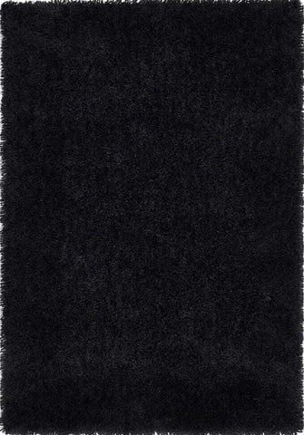 Black shaggy rug chicago black shaggy with plush textured surface and fringed edges perfect for cozy spaces