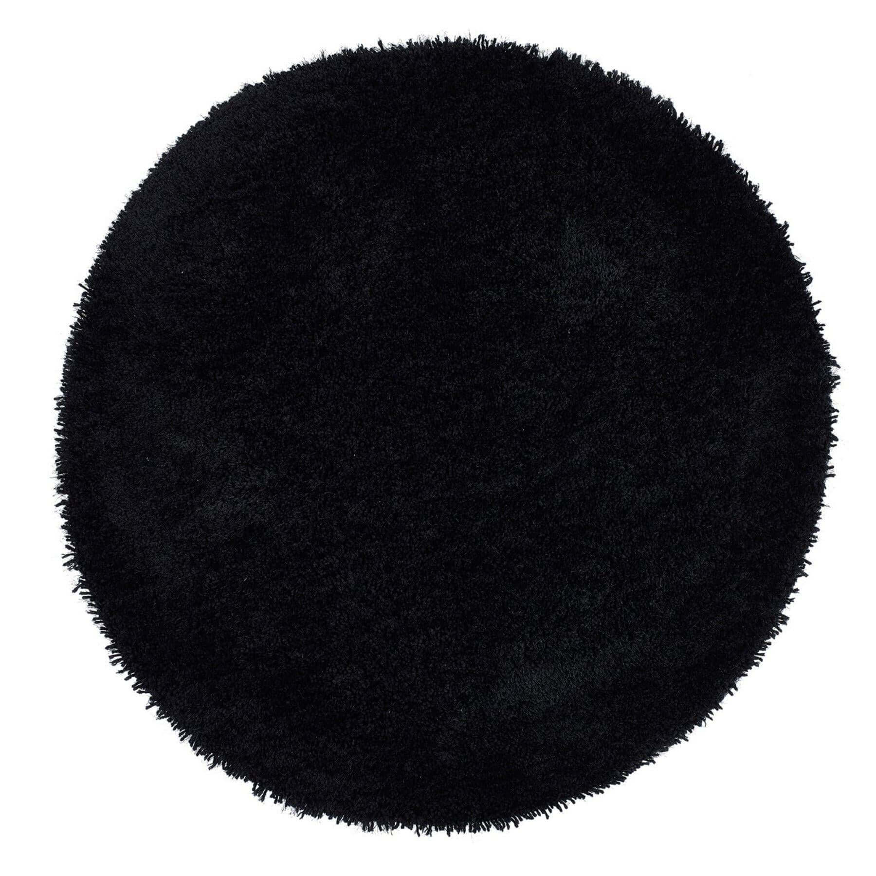 Chicago black shaggy rug with a plush textured surface perfect as a cozy black shaggy rug for any room