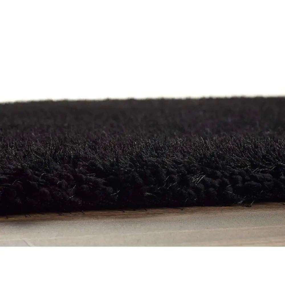 Chicago Black Shaggy Rug - Rugs